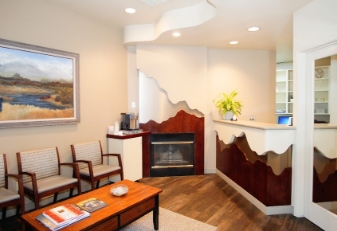 Welcoming reception area at W Dental Fresno